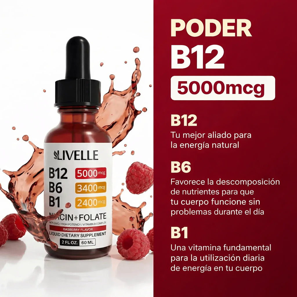 Gotas de Complejo B12 - Recupera el control de tus nervios