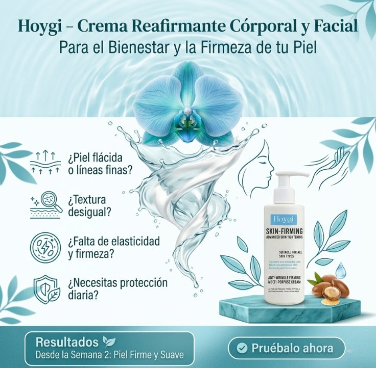 Hoygi Crema Reafirmante - Siéntete joven y firme cada dia