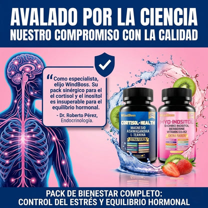 Windboss - Cortisol Y Inositol Pack