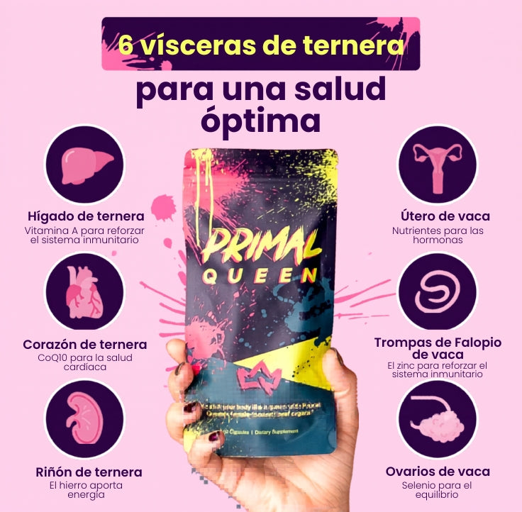 PRIMAL QUEEN - Capsulas para equilibrio hormonal