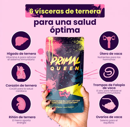 PRIMAL QUEEN - Capsulas para equilibrio hormonal
