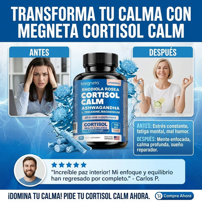 Cortisol Calm - Capsulas para controlar el cortisol - OFERTA 2X1
