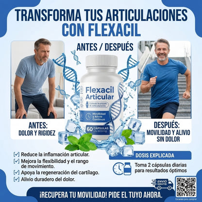 Flexacil - Capsulas para el dolor de articulaciones - Oferta 2X1