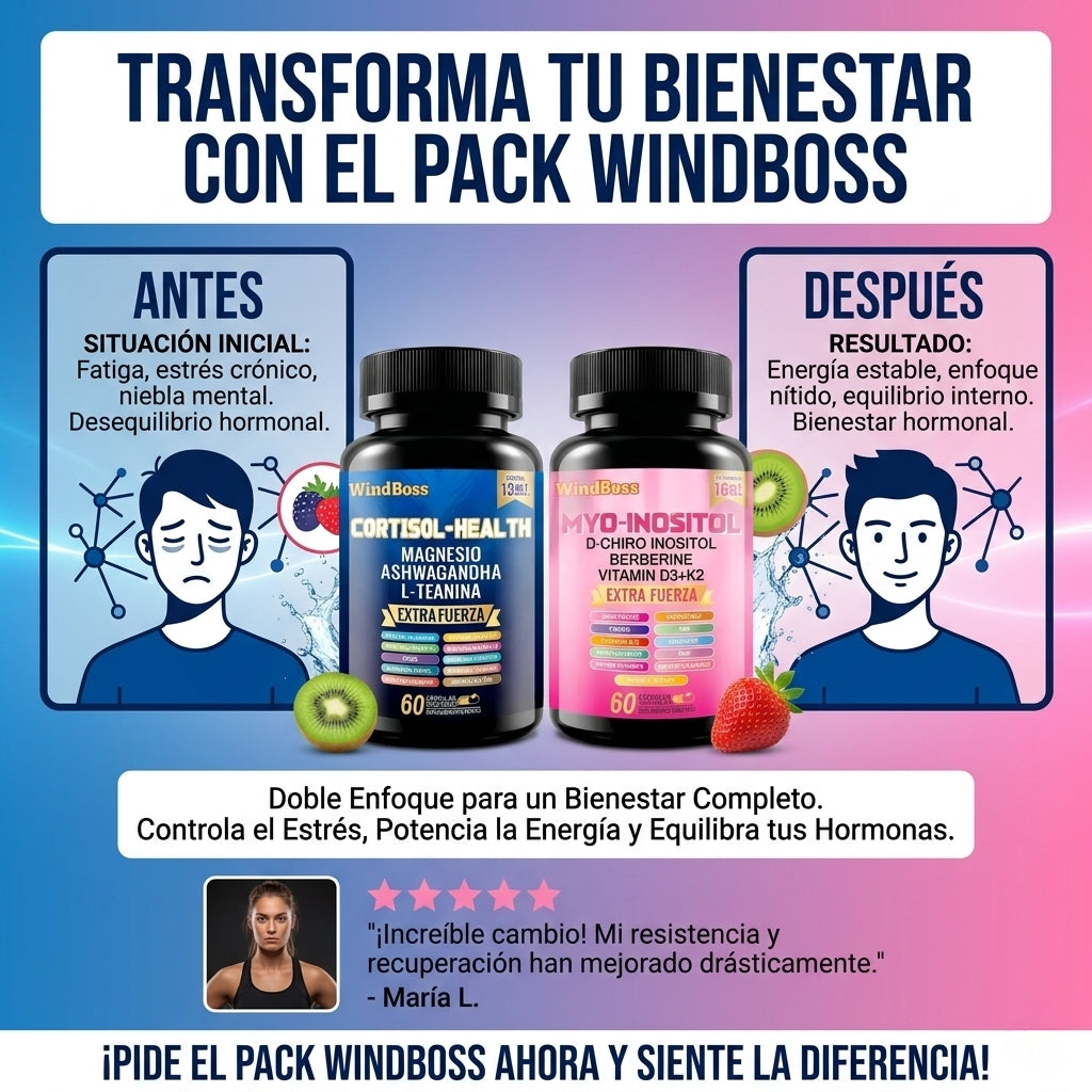 Windboss - Cortisol Y Inositol Pack