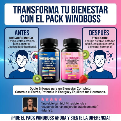 Windboss - Cortisol Y Inositol Pack