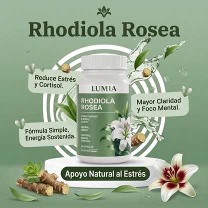 Rhodiola Rosea | Reduce Hinchazón y Apoya la Pérdida de Peso - OFERTA 2X1