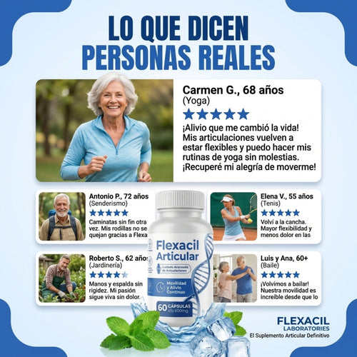 Flexacil - Capsulas para el dolor de articulaciones - Oferta 2X1
