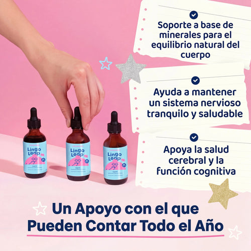 Lingo Leap Gotas con Zeolita + Vitamina B12 Activa y D3 | Gotas sin Azúcar