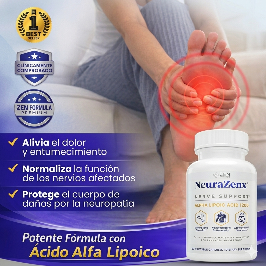 Neurazenx Capsulas - Alivia la neuropatía desde la raíz - OFERTA 2X1
